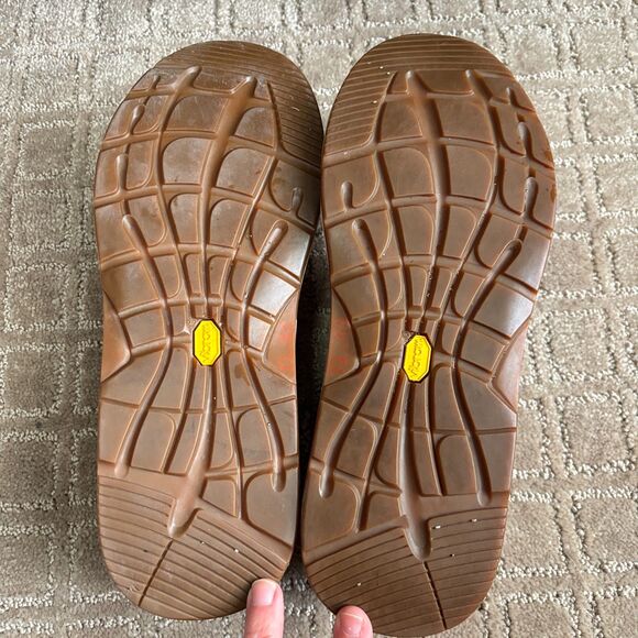 Chaco Zaagh Baa Leather Slip On Shoes Women's Brown Woman's 10 Vibram Casual - Picture 5 of 7